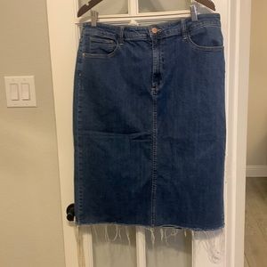 Denim skirt